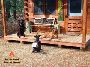 Bullet Proof 50 BMG Gasifier Rocket Stove Emergency Tent Heater - Image 8