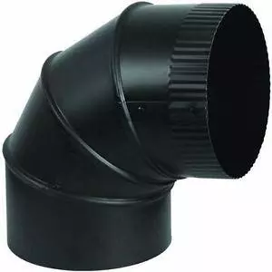 Black 4" Black Elbow