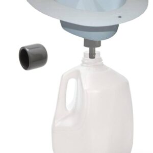 PooPod composting toilet waterless urine diverting catch
