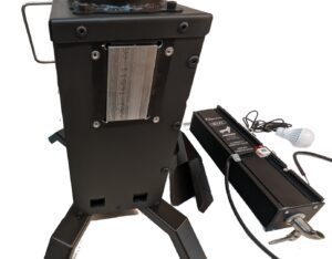 50 BMG Rocket Stove electric generator power with heat