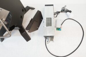 50 BMG Rocket Stove with electric generator