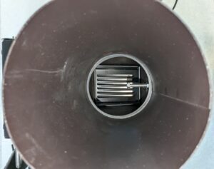 50 BMG Rocket Stove with electric generator