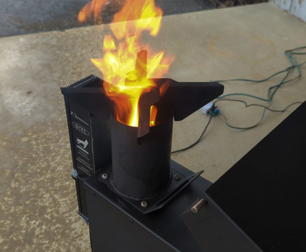 Thermo-Electric 50 BMG Gasification Rocket Stove