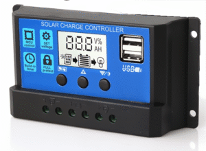 10 Amp PWM Solar Charge Controller for 100-200 Watt Panels 12/24 Volt Batteries